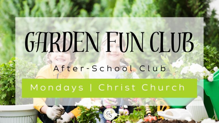 Garden Fun Club after school club on Mondays in the Growing Space at Christ Church Kensington